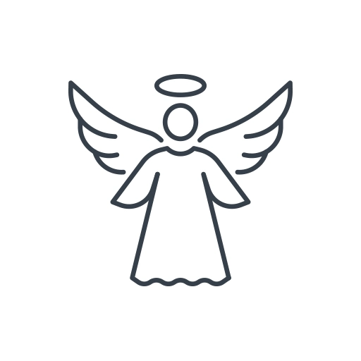Icon Engel Strichzeichnung